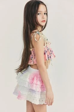 LoveShackFancy Girls Billie Skirt 9 LoveShackFancy Girls Billie Skirt