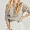 LoveShackFancy Rosie Pullover Sweater - OATMEAL 1 LoveShackFancy Rosie Pullover Sweater - OATMEAL