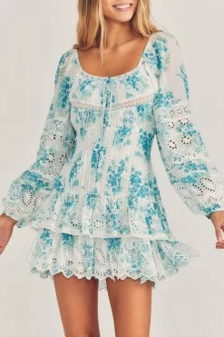 LSF Dresses Tayton Mini Dress - MAGIC TURQUOISE