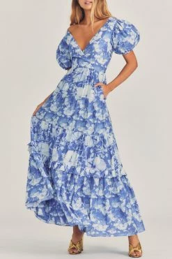 LSF Karalie Maxi Dress - SALTY SEA