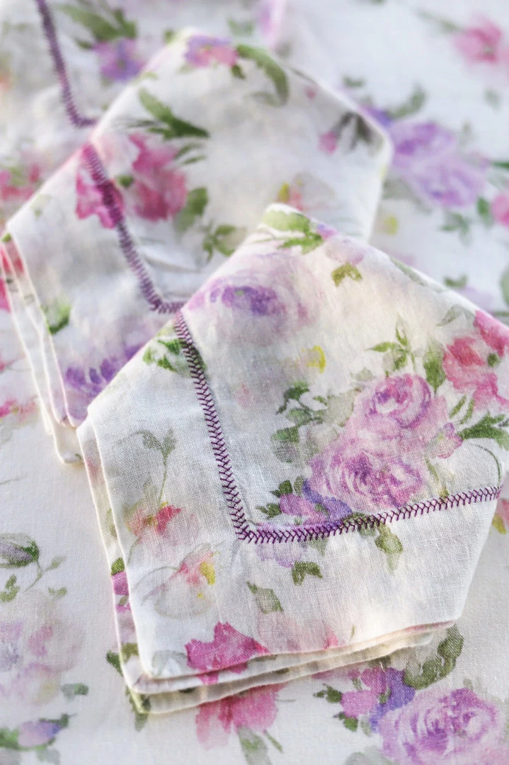 LoveShackFancy Tablescape Linen Napkin Set - ALMOND 3 LoveShackFancy Tablescape Linen Napkin Set - ALMOND