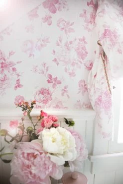 LoveShackFancy Everblooming Rosettes Wallpaper Home Decor 17 LoveShackFancy Everblooming Rosettes Wallpaper Home Decor