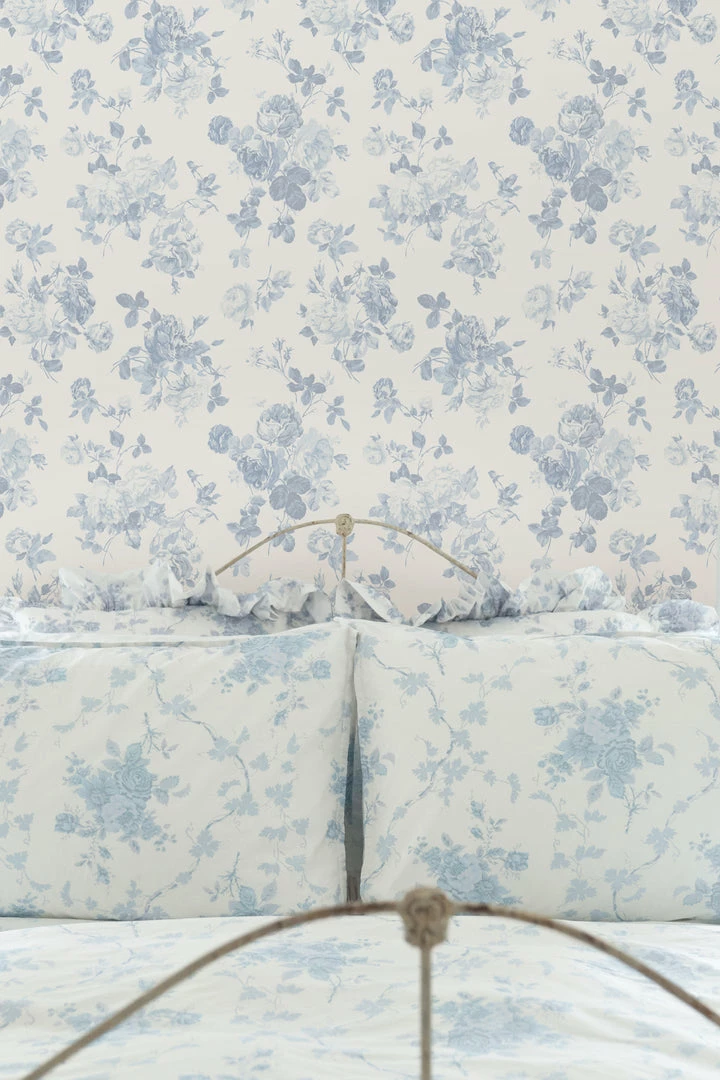 LoveShackFancy Everblooming Rosettes Wallpaper Home Decor 5 LoveShackFancy Everblooming Rosettes Wallpaper Home Decor