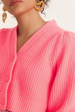 LoveShackFancy Tops Avignon Cropped Cardigan Sweater 15 LoveShackFancy Tops Avignon Cropped Cardigan Sweater