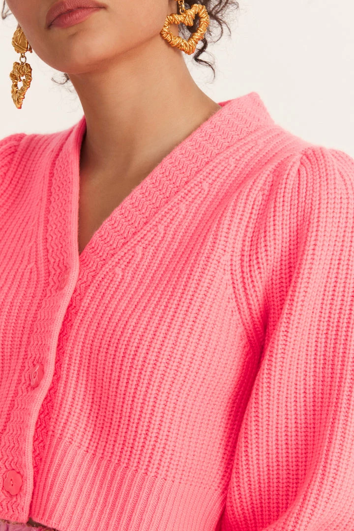 LoveShackFancy Tops Avignon Cropped Cardigan Sweater 8 LoveShackFancy Tops Avignon Cropped Cardigan Sweater