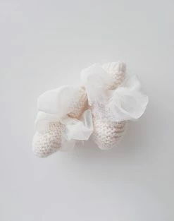 LoveShackFancy Little Girls Bebe Theory Knit Slippers