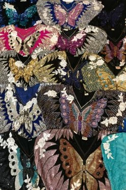 LoveShackFancy Bespoke Embellished Butterfly Top Forever Whites