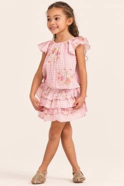 LoveShackFancy Girls Billie Skirt Little Girls