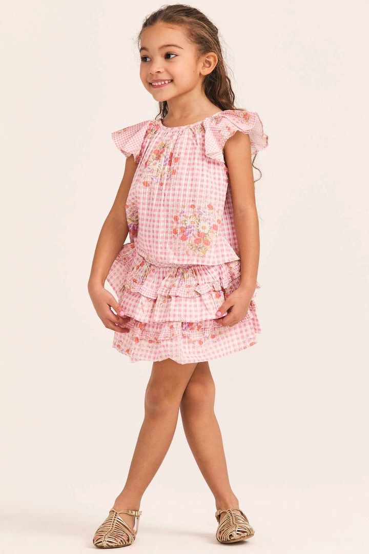 LoveShackFancy Girls Billie Skirt Little Girls 3 LoveShackFancy Girls Billie Skirt Little Girls