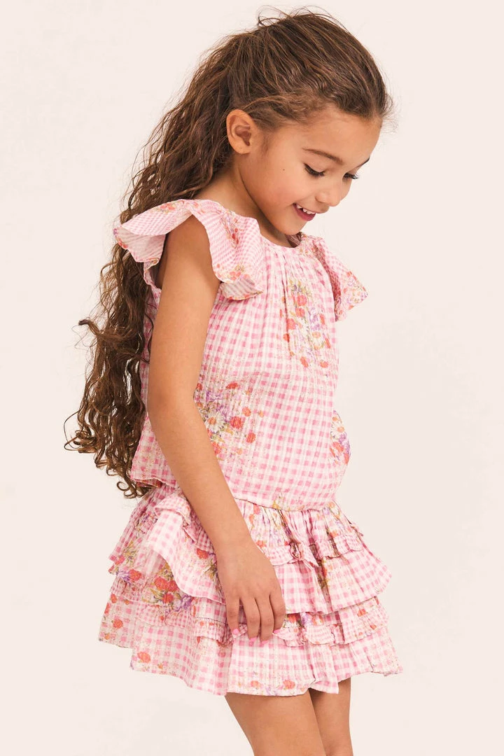 LoveShackFancy Girls Billie Skirt Little Girls 6 LoveShackFancy Girls Billie Skirt Little Girls