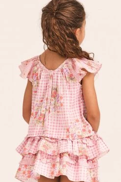 LoveShackFancy Girls Billie Skirt Little Girls 13 LoveShackFancy Girls Billie Skirt Little Girls