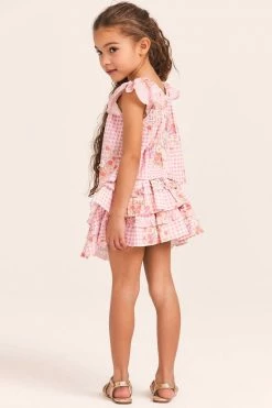 LoveShackFancy Girls Billie Skirt Little Girls 14 LoveShackFancy Girls Billie Skirt Little Girls