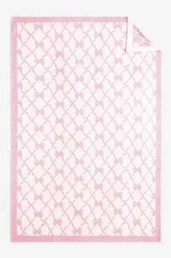 LoveShackFancy Bow Throw Blanket New Arrivals
