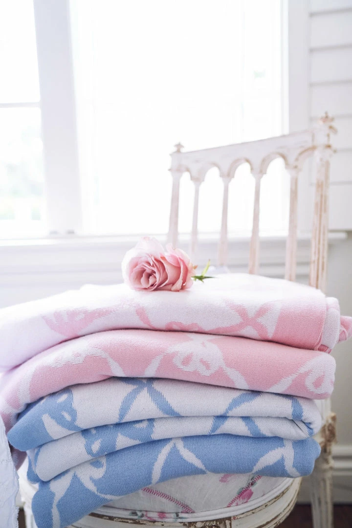 LoveShackFancy Bow Throw Blanket New Arrivals 7 LoveShackFancy Bow Throw Blanket New Arrivals