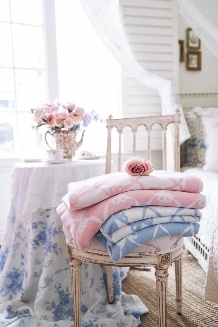 LoveShackFancy Bow Throw Blanket New Arrivals 8 LoveShackFancy Bow Throw Blanket New Arrivals