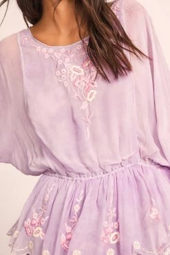 LoveShackFancy Bridgely Mini Dress