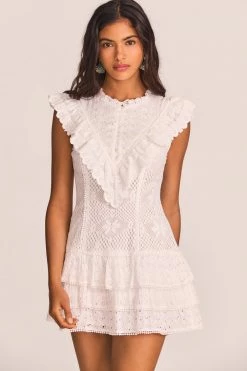 LoveShackFancy Lunetta Mini Dress Dresses