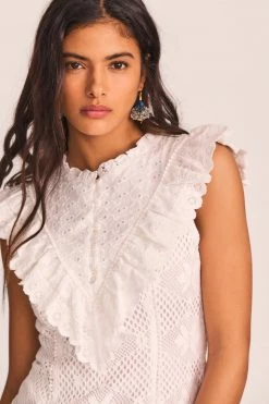 LoveShackFancy Lunetta Mini Dress Dresses