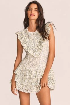 LoveShackFancy Lunetta Mini Dress