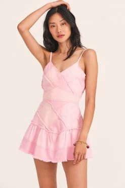 LoveShackFancy Pera Mini Dress