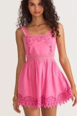 LSF Tariah Pinafore - WATERMELON PUNCH