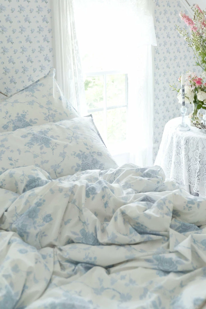 LoveShackFancy La Vie En Rose Duvet Cover & Sham Set 12 LoveShackFancy La Vie En Rose Duvet Cover & Sham Set