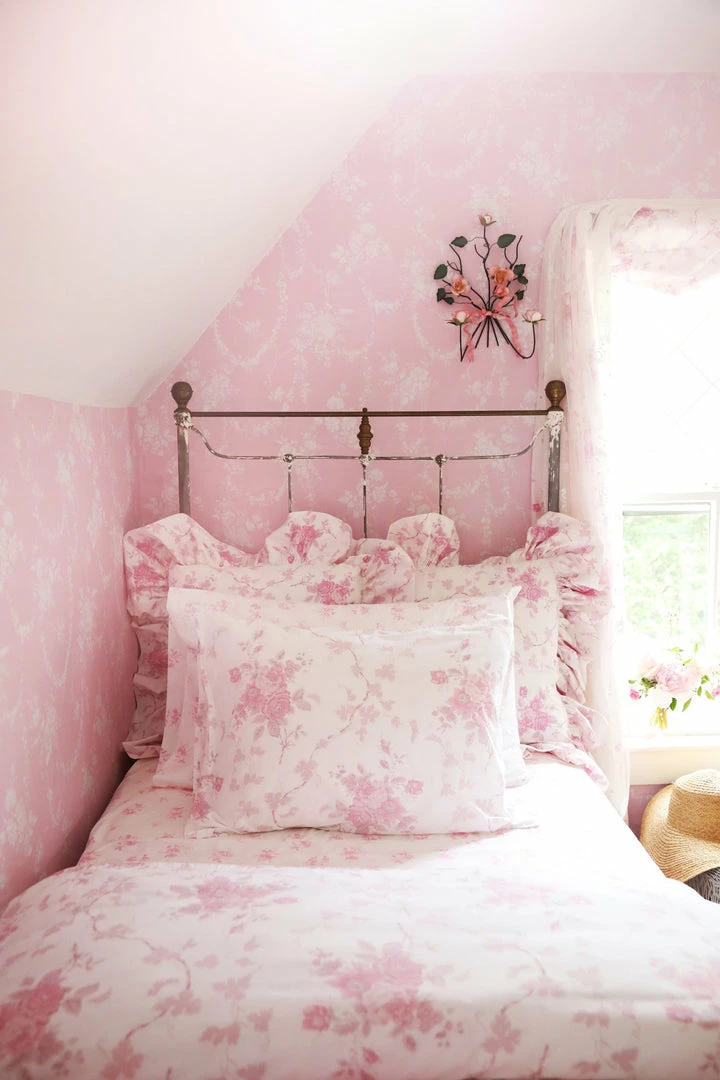 LoveShackFancy La Vie En Rose Duvet Cover & Sham Set 3 LoveShackFancy La Vie En Rose Duvet Cover & Sham Set