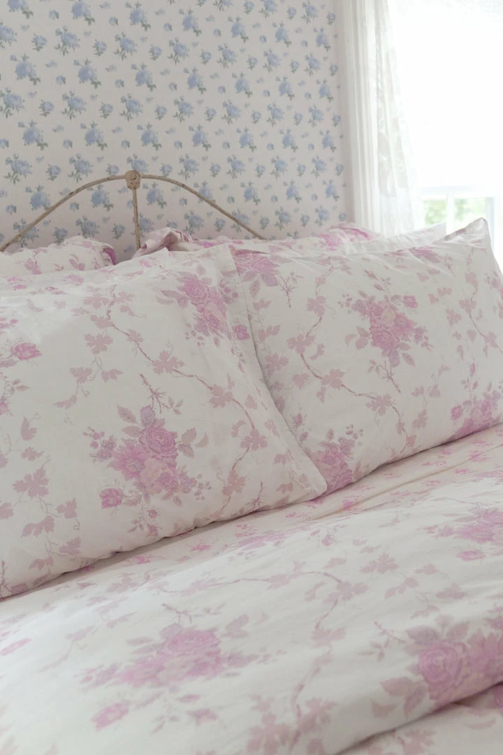 LoveShackFancy La Vie En Rose Duvet Cover & Sham Set 6 LoveShackFancy La Vie En Rose Duvet Cover & Sham Set