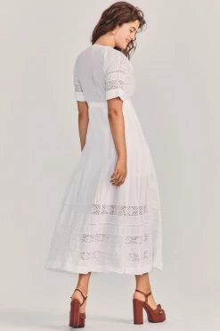 LoveShackFancy Edie Midi Dress Dresses