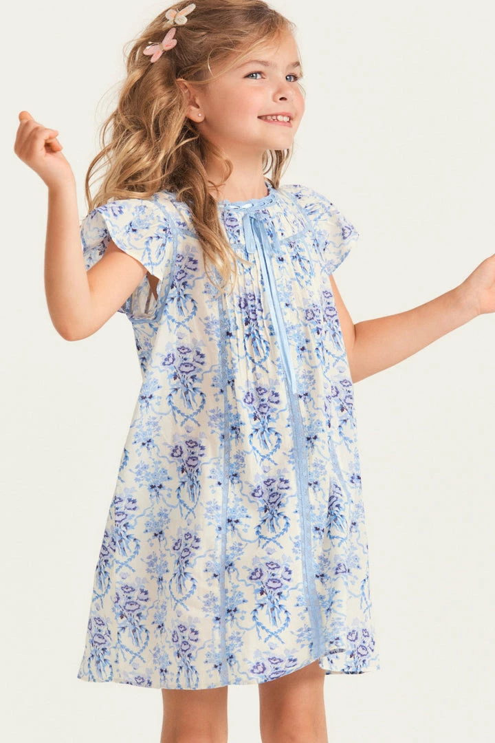 LSF Girls Flutter Sleeve Dress Mommy & Me 4 LSF Girls Flutter Sleeve Dress Mommy & Me