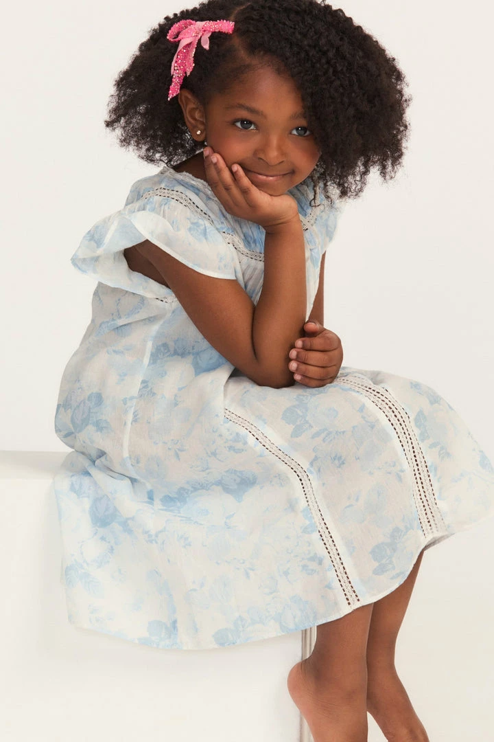 LSF Girls Flutter Sleeve Gown 11 LSF Girls Flutter Sleeve Gown