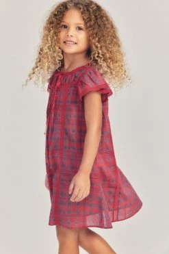 LoveShackFancy Little Girls Girls Flutter Sleeve Mini Gown 10 LoveShackFancy Little Girls Girls Flutter Sleeve Mini Gown