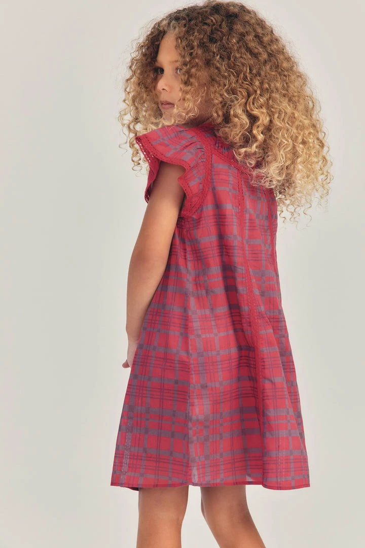 LoveShackFancy Little Girls Girls Flutter Sleeve Mini Gown 7 LoveShackFancy Little Girls Girls Flutter Sleeve Mini Gown