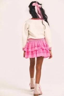 LoveShackFancy Girls Billie Skirt Little Girls 18 LoveShackFancy Girls Billie Skirt Little Girls