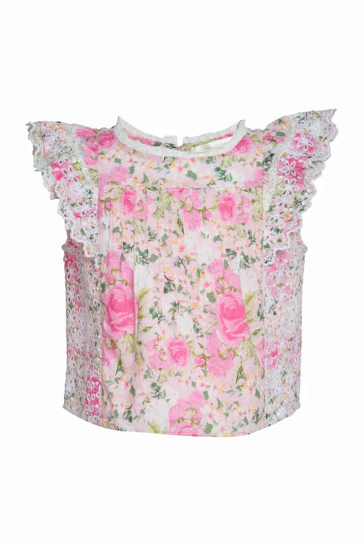 LoveShackFancy Little Girls Girls Alodie Top 7 LoveShackFancy Little Girls Girls Alodie Top
