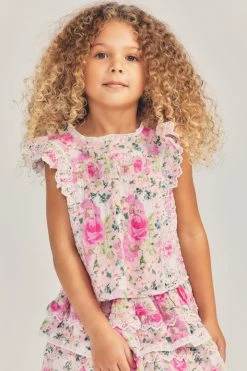 LoveShackFancy Little Girls Girls Alodie Top