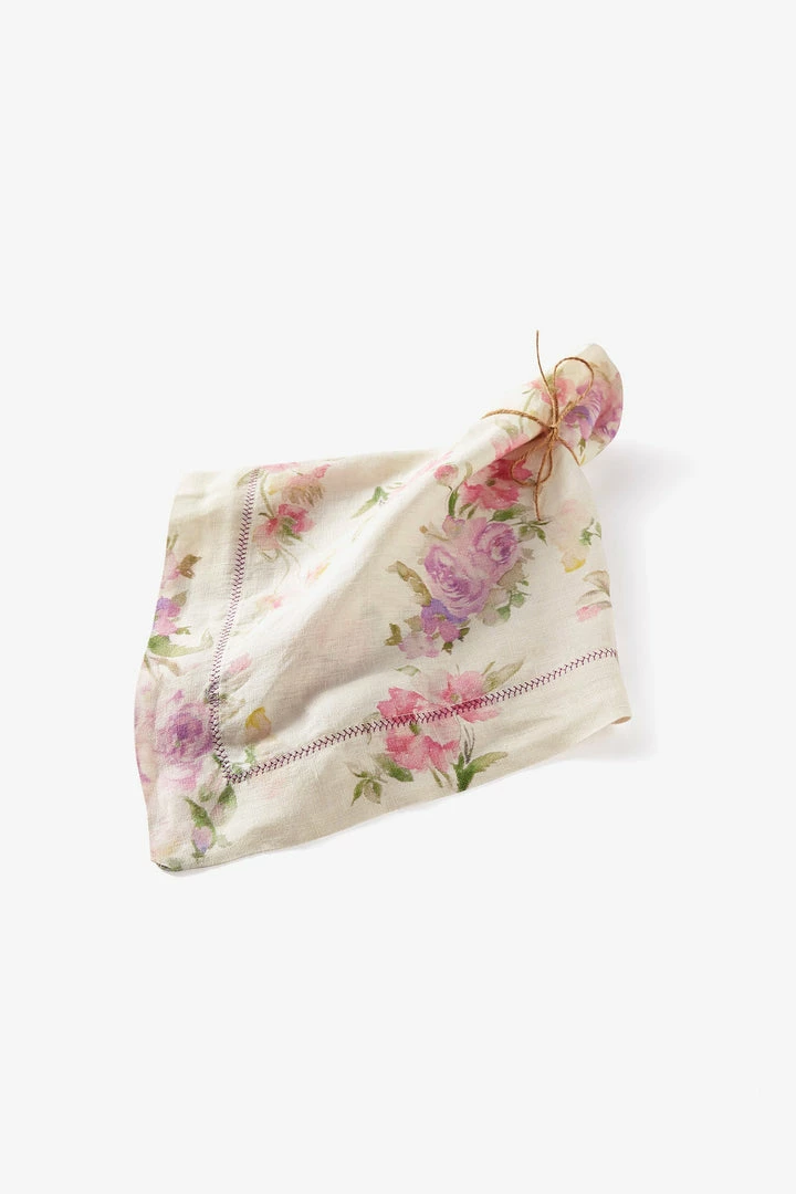 LoveShackFancy Linen Napkin Set 21 LoveShackFancy Linen Napkin Set