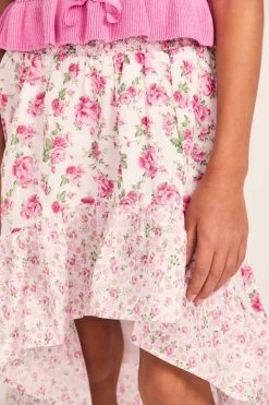 LoveShackFancy X American Girl Girls Floral Flutter Skirt 11 LoveShackFancy X American Girl Girls Floral Flutter Skirt