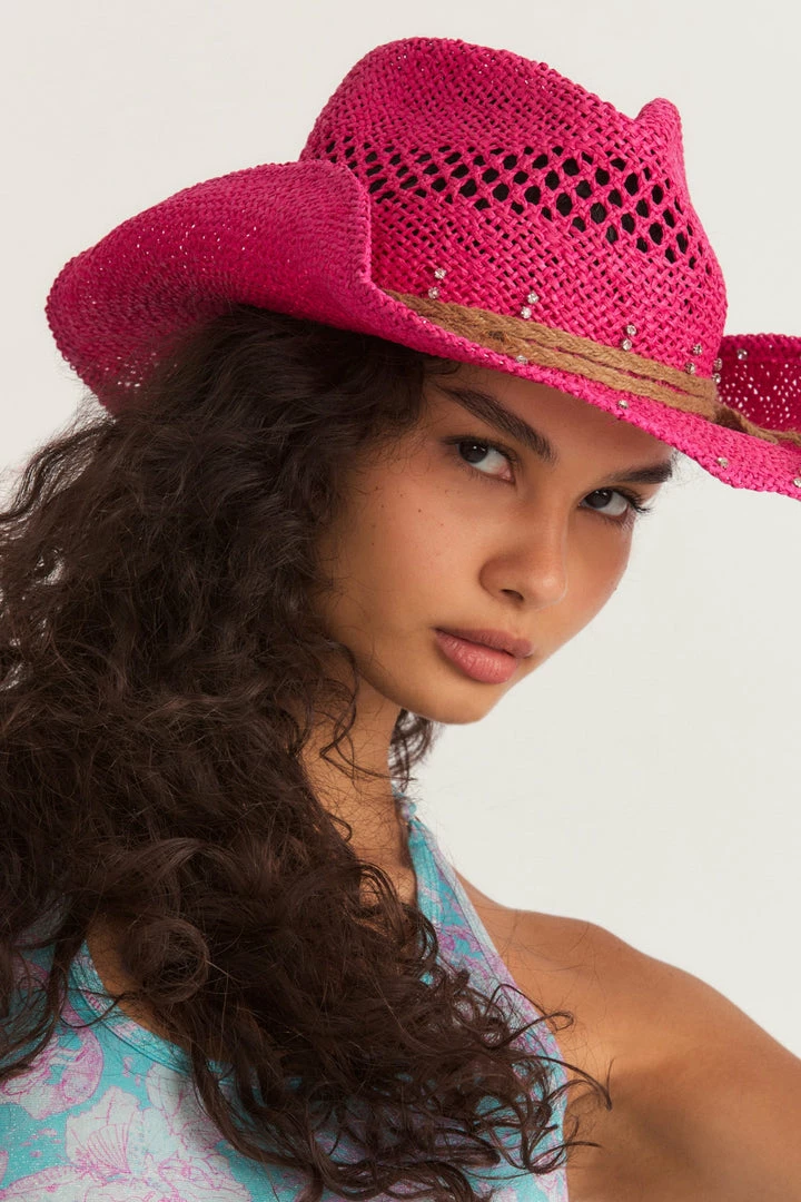 LSF LoveShackFancy X Hurley Cowgirl Straw Hat 4 LSF LoveShackFancy X Hurley Cowgirl Straw Hat