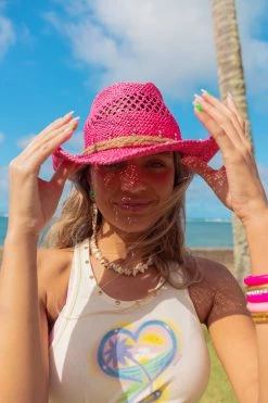 LSF LoveShackFancy X Hurley Cowgirl Straw Hat 11 LSF LoveShackFancy X Hurley Cowgirl Straw Hat