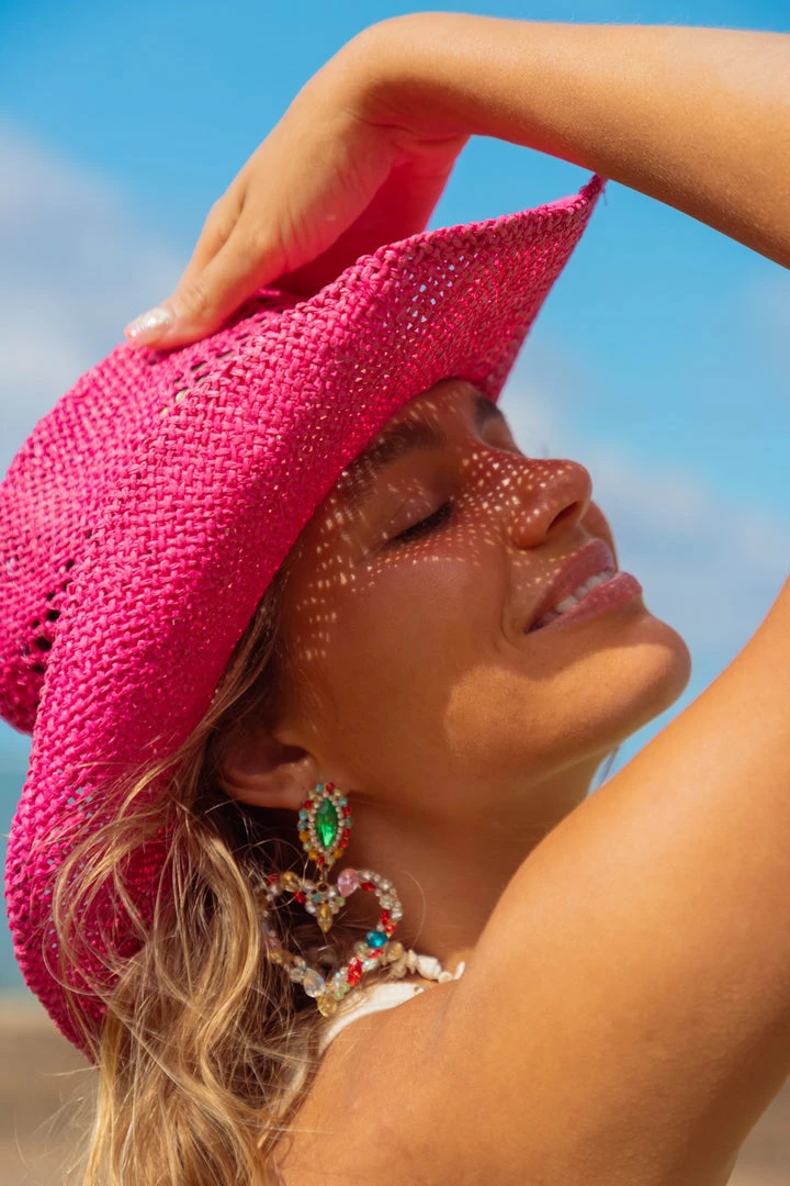 LSF LoveShackFancy X Hurley Cowgirl Straw Hat 6 LSF LoveShackFancy X Hurley Cowgirl Straw Hat