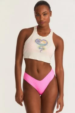 LSF LoveShackFancy X Hurley Rhinestone Bikini Bottom
