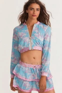 LSF Tops LoveShackFancy X Hurley Cropped Bomber Jacket 11 LSF Tops LoveShackFancy X Hurley Cropped Bomber Jacket