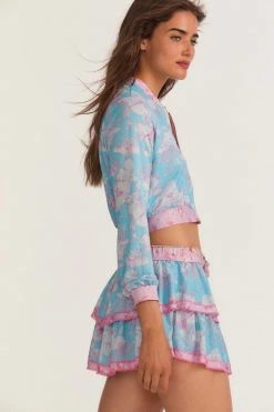 LSF Mommy & Me LoveShackFancy X Hurley Tiered Mini Skirt