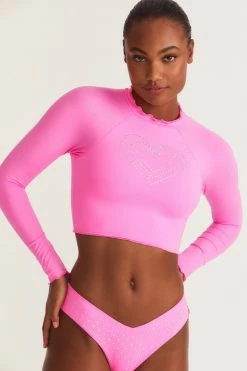 LSF Swim LoveShackFancy X Hurley Rhinestone Rashguard