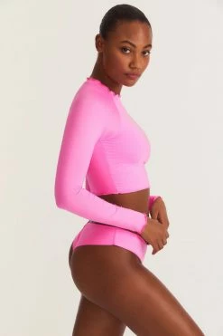 LSF Swim LoveShackFancy X Hurley Rhinestone Rashguard