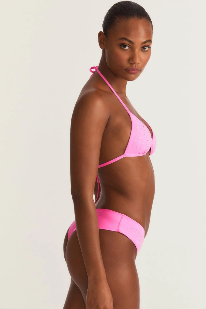 LSF LoveShackFancy X Hurley Rhinestone Triangle Bikini Top Swim 6 LSF LoveShackFancy X Hurley Rhinestone Triangle Bikini Top Swim