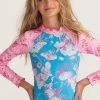 LSF LoveShackFancy X Hurley Girls One Piece Rashguard Mommy & Me 1 LSF LoveShackFancy X Hurley Girls One Piece Rashguard Mommy & Me