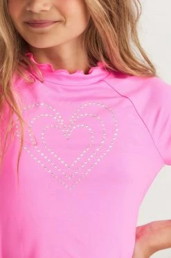 LSF Mommy & Me LoveShackFancy X Hurley Girls Rashguard Set