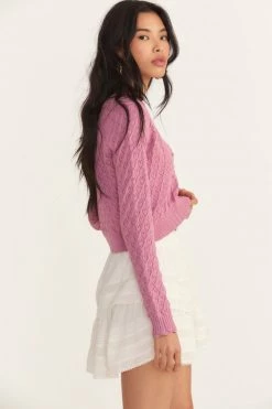 LoveShackFancy Janie Cropped Cardigan